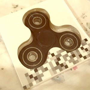 Black fidget spinner